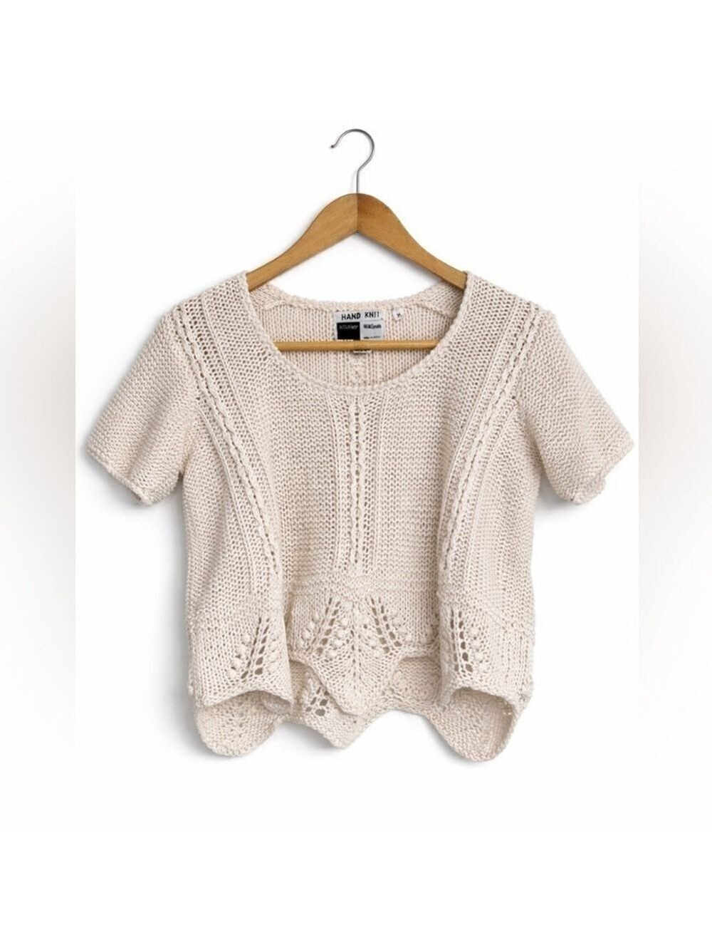 Vintage Williwear by Willi Smith Hand Knit Sweater M
